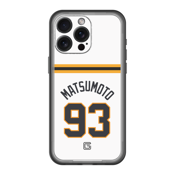 スリムプロテクションプレミアムケース［ 読売ジャイアンツ - #93 MATSUMOTO - ホーム ］