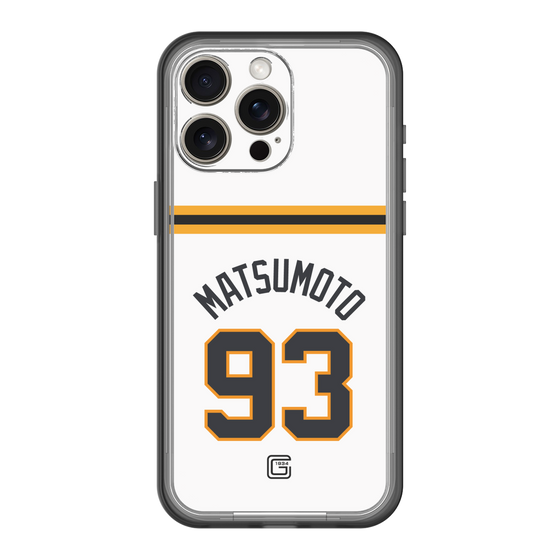 スリムプロテクションプレミアムケース［ 読売ジャイアンツ - #93 MATSUMOTO - ホーム ］