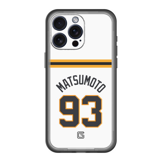 スリムプロテクションプレミアムケース［ 読売ジャイアンツ - #93 MATSUMOTO - ホーム ］