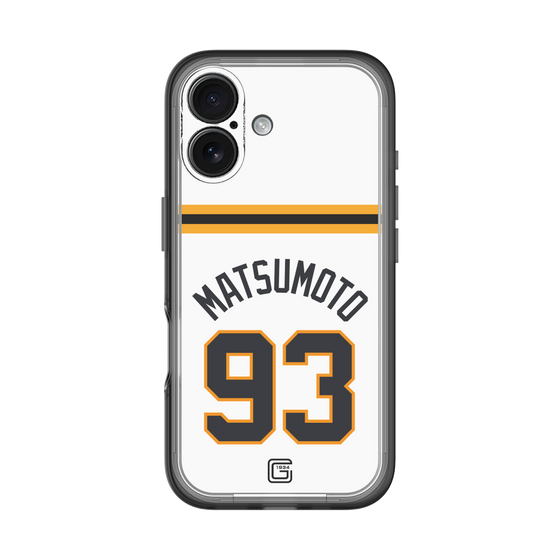 スリムプロテクションプレミアムケース［ 読売ジャイアンツ - #93 MATSUMOTO - ホーム ］