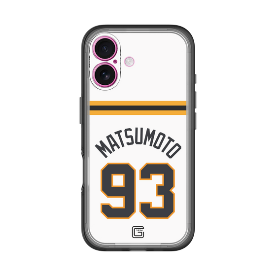 スリムプロテクションプレミアムケース［ 読売ジャイアンツ - #93 MATSUMOTO - ホーム ］