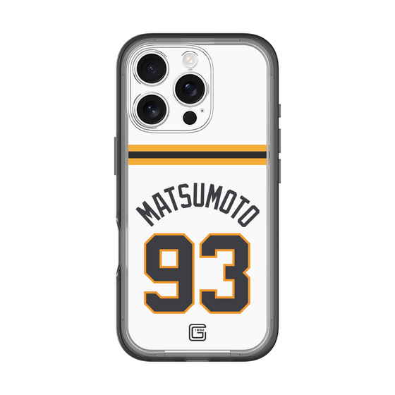 スリムプロテクションプレミアムケース［ 読売ジャイアンツ - #93 MATSUMOTO - ホーム ］