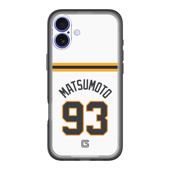 スリムプロテクションプレミアムケース［ 読売ジャイアンツ - #93 MATSUMOTO - ホーム ］