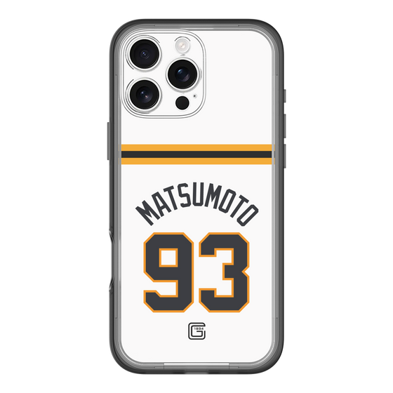 スリムプロテクションプレミアムケース［ 読売ジャイアンツ - #93 MATSUMOTO - ホーム ］