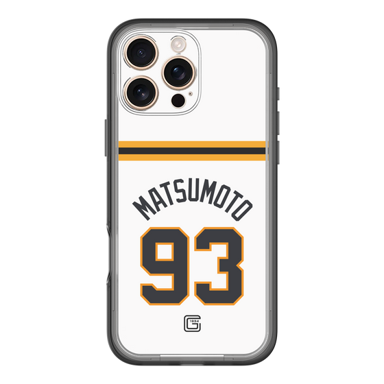 スリムプロテクションプレミアムケース［ 読売ジャイアンツ - #93 MATSUMOTO - ホーム ］