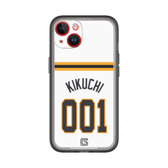 スリムプロテクションプレミアムケース［ 読売ジャイアンツ - #001 KIKUCHI - ホーム ］