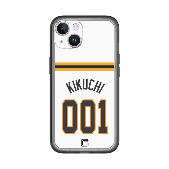 スリムプロテクションプレミアムケース［ 読売ジャイアンツ - #001 KIKUCHI - ホーム ］