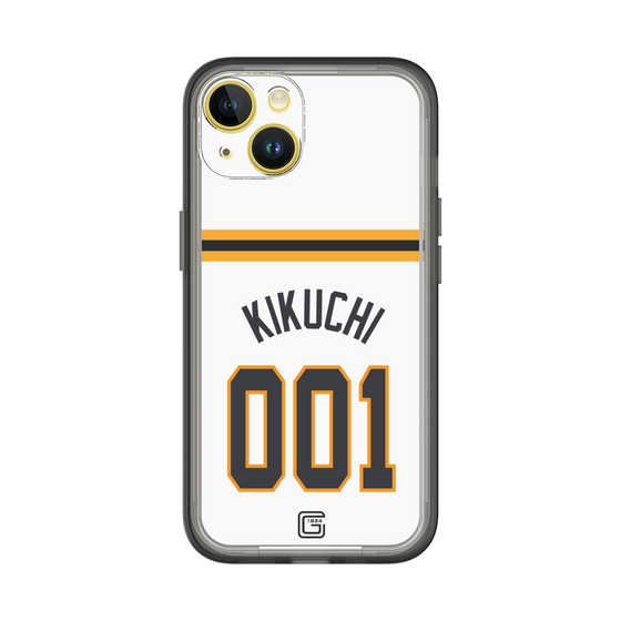 スリムプロテクションプレミアムケース［ 読売ジャイアンツ - #001 KIKUCHI - ホーム ］