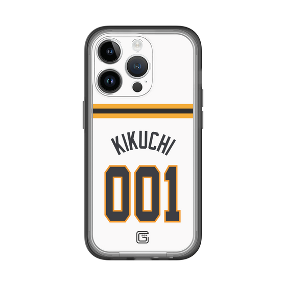 スリムプロテクションプレミアムケース［ 読売ジャイアンツ - #001 KIKUCHI - ホーム ］
