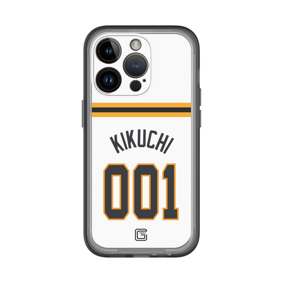 スリムプロテクションプレミアムケース［ 読売ジャイアンツ - #001 KIKUCHI - ホーム ］