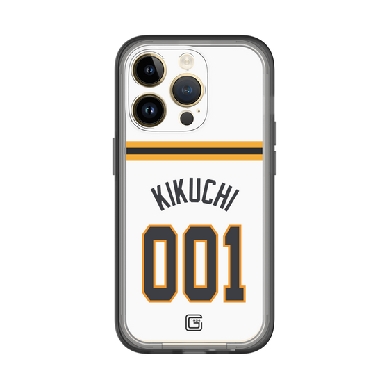 スリムプロテクションプレミアムケース［ 読売ジャイアンツ - #001 KIKUCHI - ホーム ］