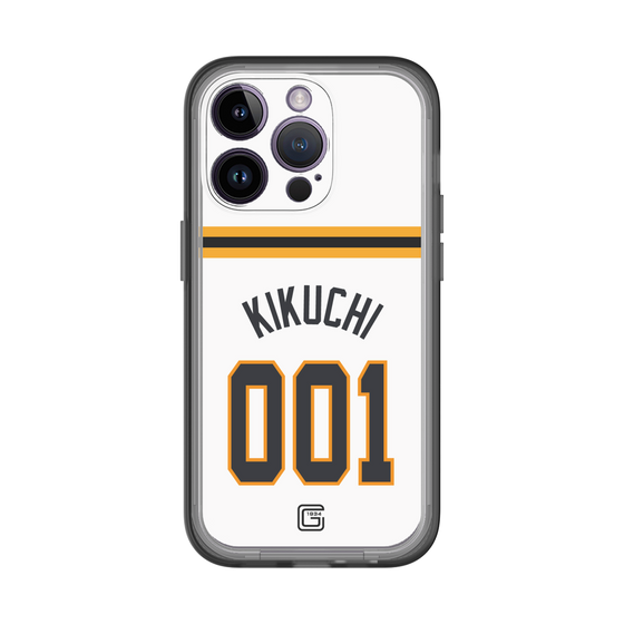 スリムプロテクションプレミアムケース［ 読売ジャイアンツ - #001 KIKUCHI - ホーム ］