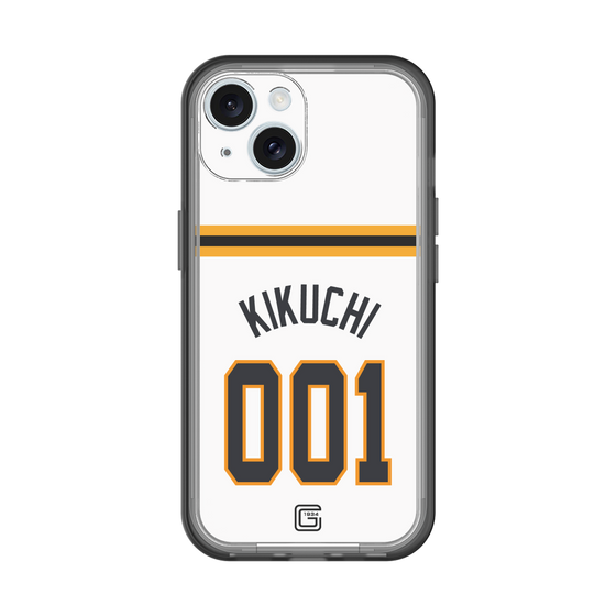 スリムプロテクションプレミアムケース［ 読売ジャイアンツ - #001 KIKUCHI - ホーム ］