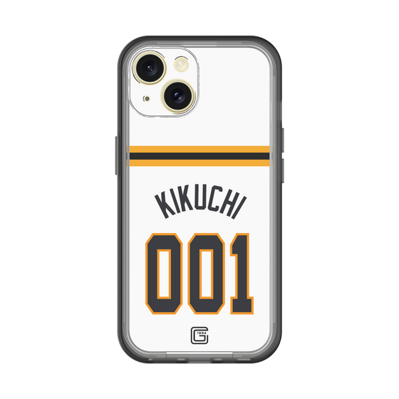 スリムプロテクションプレミアムケース［ 読売ジャイアンツ - #001 KIKUCHI - ホーム ］