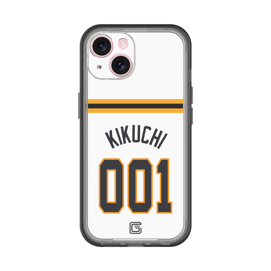 スリムプロテクションプレミアムケース［ 読売ジャイアンツ - #001 KIKUCHI - ホーム ］