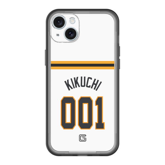 スリムプロテクションプレミアムケース［ 読売ジャイアンツ - #001 KIKUCHI - ホーム ］