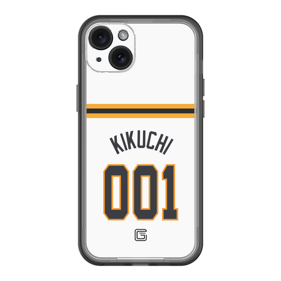 スリムプロテクションプレミアムケース［ 読売ジャイアンツ - #001 KIKUCHI - ホーム ］
