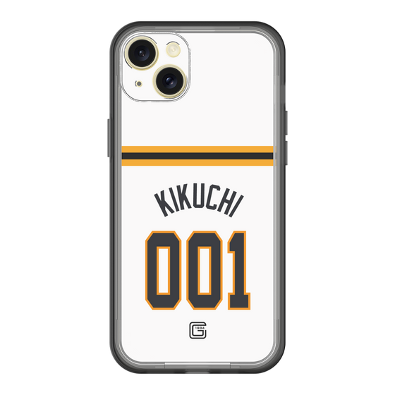 スリムプロテクションプレミアムケース［ 読売ジャイアンツ - #001 KIKUCHI - ホーム ］