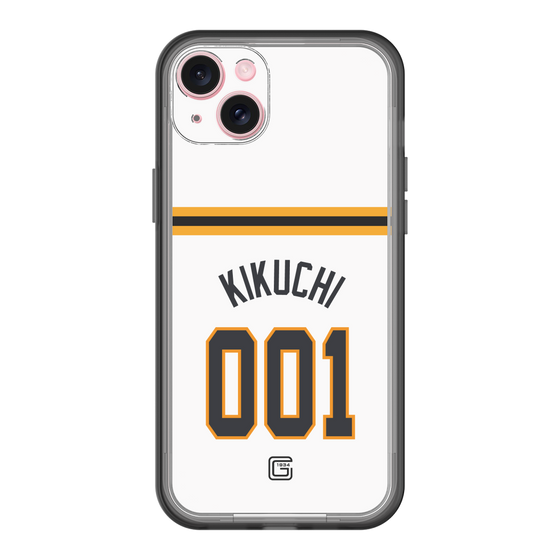 スリムプロテクションプレミアムケース［ 読売ジャイアンツ - #001 KIKUCHI - ホーム ］