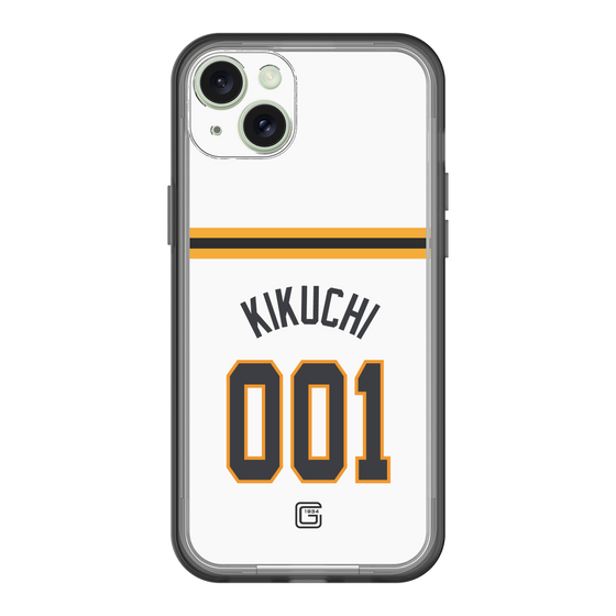 スリムプロテクションプレミアムケース［ 読売ジャイアンツ - #001 KIKUCHI - ホーム ］