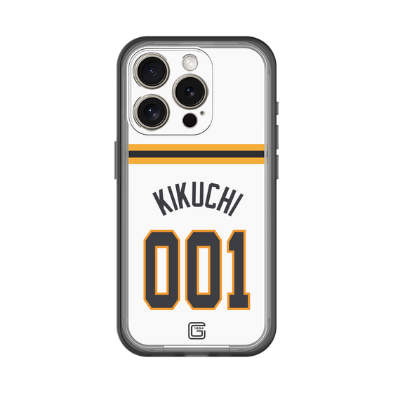 スリムプロテクションプレミアムケース［ 読売ジャイアンツ - #001 KIKUCHI - ホーム ］