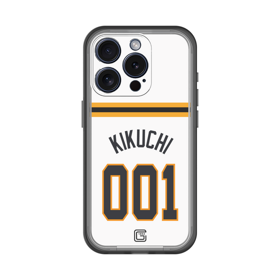 スリムプロテクションプレミアムケース［ 読売ジャイアンツ - #001 KIKUCHI - ホーム ］