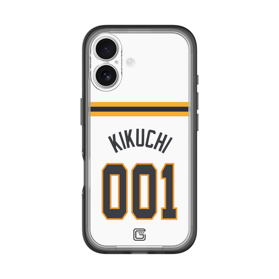 スリムプロテクションプレミアムケース［ 読売ジャイアンツ - #001 KIKUCHI - ホーム ］