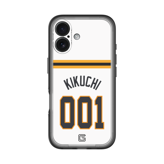 スリムプロテクションプレミアムケース［ 読売ジャイアンツ - #001 KIKUCHI - ホーム ］