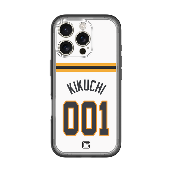 スリムプロテクションプレミアムケース［ 読売ジャイアンツ - #001 KIKUCHI - ホーム ］