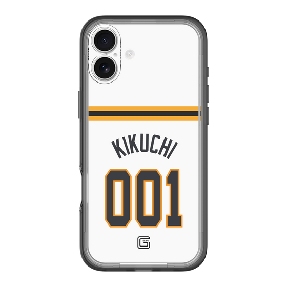スリムプロテクションプレミアムケース［ 読売ジャイアンツ - #001 KIKUCHI - ホーム ］