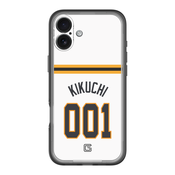 スリムプロテクションプレミアムケース［ 読売ジャイアンツ - #001 KIKUCHI - ホーム ］