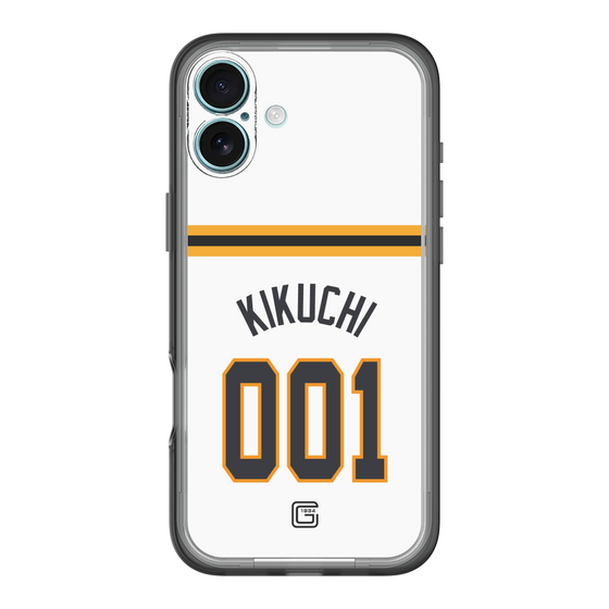 スリムプロテクションプレミアムケース［ 読売ジャイアンツ - #001 KIKUCHI - ホーム ］