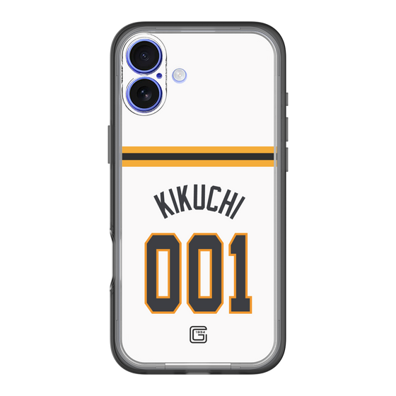スリムプロテクションプレミアムケース［ 読売ジャイアンツ - #001 KIKUCHI - ホーム ］