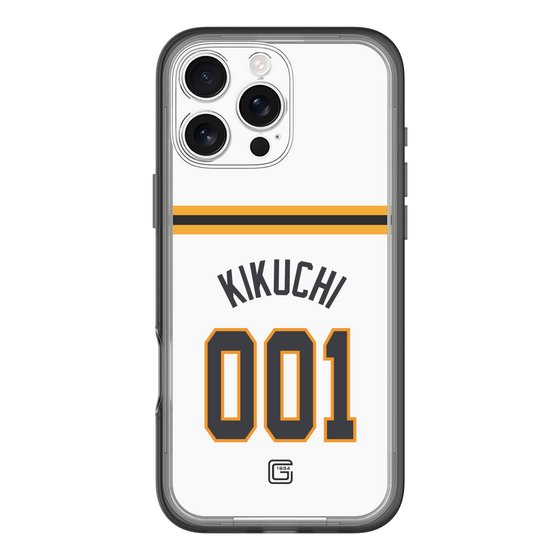 スリムプロテクションプレミアムケース［ 読売ジャイアンツ - #001 KIKUCHI - ホーム ］