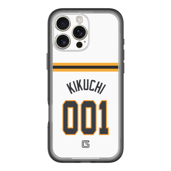 スリムプロテクションプレミアムケース［ 読売ジャイアンツ - #001 KIKUCHI - ホーム ］