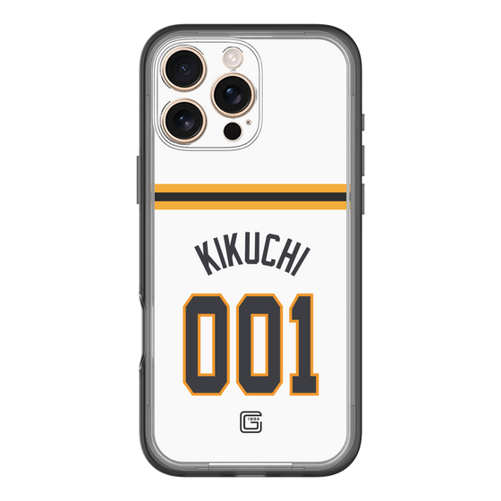 スリムプロテクションプレミアムケース［ 読売ジャイアンツ - #001 KIKUCHI - ホーム ］