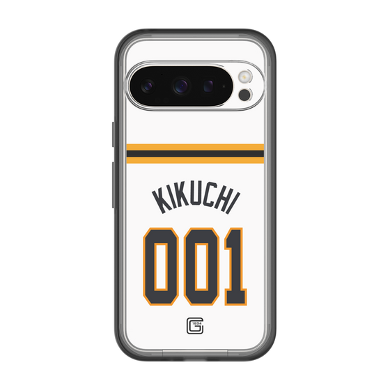 スリムプロテクションプレミアムケース［ 読売ジャイアンツ - #001 KIKUCHI - ホーム ］