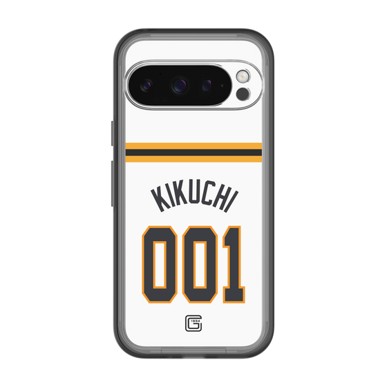 スリムプロテクションプレミアムケース［ 読売ジャイアンツ - #001 KIKUCHI - ホーム ］
