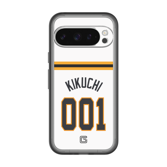 スリムプロテクションプレミアムケース［ 読売ジャイアンツ - #001 KIKUCHI - ホーム ］