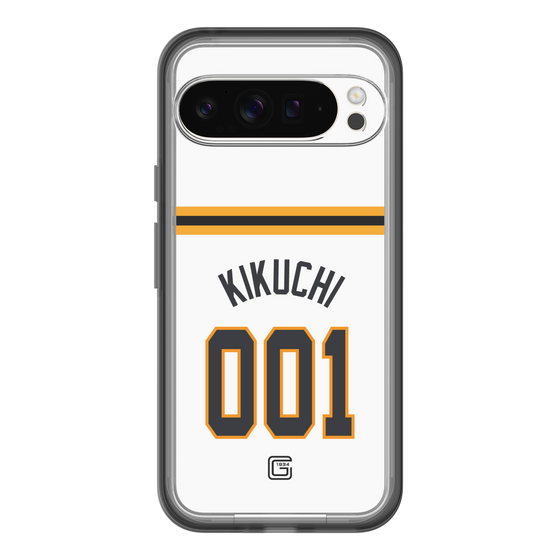 スリムプロテクションプレミアムケース［ 読売ジャイアンツ - #001 KIKUCHI - ホーム ］