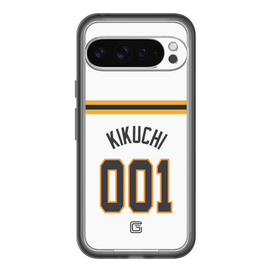 スリムプロテクションプレミアムケース［ 読売ジャイアンツ - #001 KIKUCHI - ホーム ］