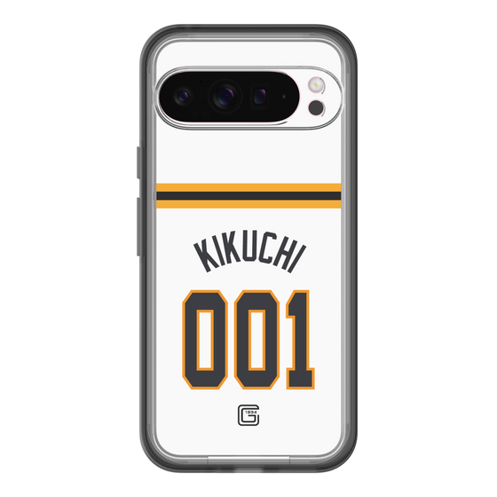 スリムプロテクションプレミアムケース［ 読売ジャイアンツ - #001 KIKUCHI - ホーム ］