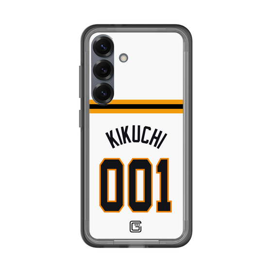 スリムプロテクションプレミアムケース［ 読売ジャイアンツ - #001 KIKUCHI - ホーム ］