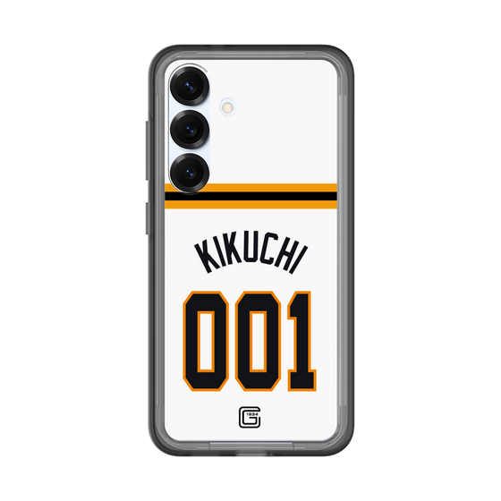 スリムプロテクションプレミアムケース［ 読売ジャイアンツ - #001 KIKUCHI - ホーム ］