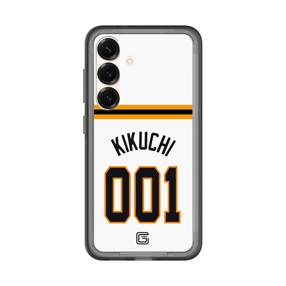 スリムプロテクションプレミアムケース［ 読売ジャイアンツ - #001 KIKUCHI - ホーム ］
