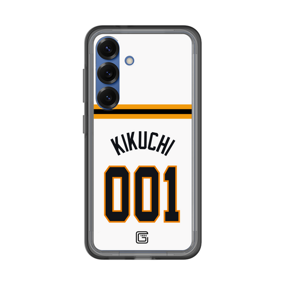 スリムプロテクションプレミアムケース［ 読売ジャイアンツ - #001 KIKUCHI - ホーム ］