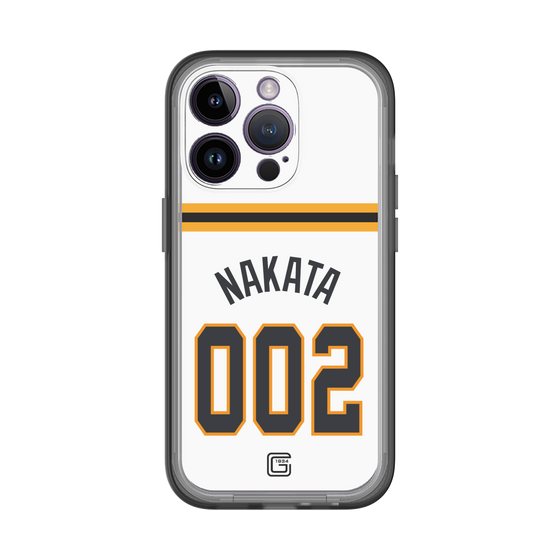 スリムプロテクションプレミアムケース［ 読売ジャイアンツ - #002 NAKATA - ホーム ］