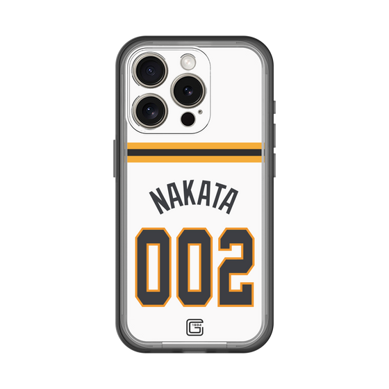 スリムプロテクションプレミアムケース［ 読売ジャイアンツ - #002 NAKATA - ホーム ］