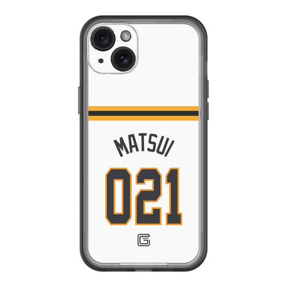 スリムプロテクションプレミアムケース［ 読売ジャイアンツ - #021 MATSUI - ホーム ］