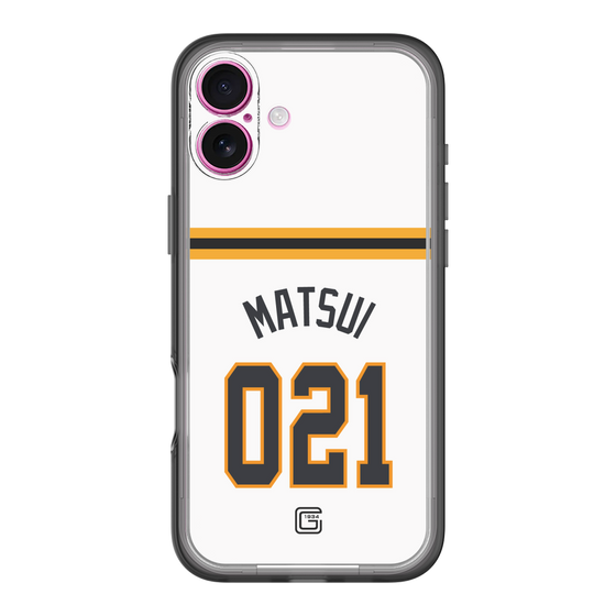 スリムプロテクションプレミアムケース［ 読売ジャイアンツ - #021 MATSUI - ホーム ］
